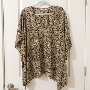 Buddy Love Snake Print North Tunic